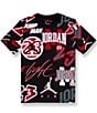 Jordan Big Boys Short Sleeve Dynasty Printed Tee - Image 1
