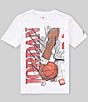 Jordan Big Boys Short Sleeve Hip Rest Tee - Image 2