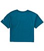 Color:Geode Teal - Image 2 - Big Girls 7-16 Jordan Post UP Boxy T-Shirt
