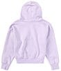 Color:Violet - Image 2 - Big Girls 7-16 Color Block Fundamental Fleece Hoodie