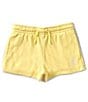 Color:Yellow - Image 1 - Big Girls 7-16 French Terry Essential Jumpman Short