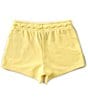 Color:Yellow - Image 2 - Big Girls 7-16 French Terry Essential Jumpman Short
