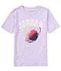 Color:Violet - Image 1 - Big Girls 7-16 Hoop Style Short-Sleeve T-Shirt