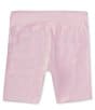 Color:Pink Foam - Image 2 - Big Girls 7-16 Jumpman Essentials Bike Shorts