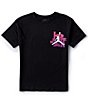 Color:Black - Image 2 - Big Girls 7-16 Short Sleeve Dunk Graphic T-Shirt