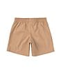 Color:Hemp Khaki - Image 2 - Little Boys 2T-4T Essential Woven Shorts