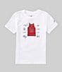Jordan Little Boys Short Sleeve The Jersey T-Shirt, Color:White - Image 1