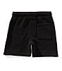 Jordan Little Boys 2T-7 Brooklyn Essentials Fleece Shorts, Color:Black - Image 2