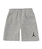 Color:Carbon - Image 1 - Little Boys 2T-7 Jumpman Essentials Fleece Shorts