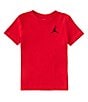 Color:Gym Red/Black - Image 1 - Little Boys 2T-7 Short-Sleeve Jumpman Air Embroidery Logo Knit T-Shirt