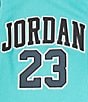 Jordan Little Boys Sleeveless Jordan 23 Jersey Tank & Shorts Set, Color:Black - Image 2