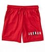 Color:Gym Red/White/Black - Image 1 - Little Boys 2T-7 Essentials Mesh Shorts