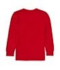 Color:Gym Red - Image 2 - Little Boys 4-7 Long Sleeve Practice Flight T-Shirt