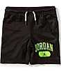 Jordan Little Boys Mesh PE Shorts, Color:Black/Black - Image 1