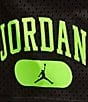 Jordan Little Boys Mesh PE Shorts, Color:Black/Black - Image 2