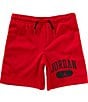 Jordan Little Boys Mesh PE Shorts, Color:Gym Red - Image 1