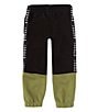 Color:Black - Image 2 - Little Boys 4-7 Sideline Fleece Jogger Pants