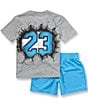 Jordan Little Boys Short Sleeve Break Through Tee & Shorts Set - Image 3