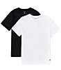 Color:Black/White - Image 1 - Short Sleeve Sleep T-Shirts 2-Pack