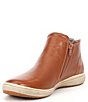 Color:Cognac - Image 4 - Caren 09 Leather Bootie Sneakers