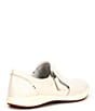 Color:White - Image 2 - Caren 22 Leather Perforated Sneakers