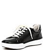 Color:Black - Image 4 - Claire 01 Leather Sneakers