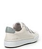 Color:White - Image 2 - Claire 12 Leather Adjustable Sneakers