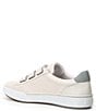 Color:White - Image 3 - Claire 12 Leather Adjustable Sneakers