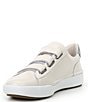 Color:White - Image 4 - Claire 12 Leather Adjustable Sneakers