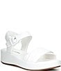 Josef Seibel Eve 02 Leather Ankle Wrap Wedge Sandals - Image 1