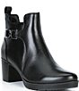 Josef Seibel Gloria 04 Leather Buckle Strap Ankle Booties - Image 1