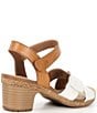 Josef Seibel Grace 01 Leather Ankle Strap Block Heel Sandals, Color:Off White - Image 2
