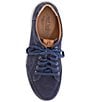 Color:Dark Blue - Image 5 - Men's David 03 Nubuck Lace-Up Sneakers