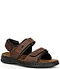 Color:Brasil - Image 1 - Men's Rafe Leather Sandals