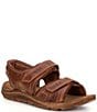 Color:Castagne - Image 1 - Men's Raul 19 Leather Sandals