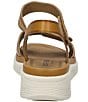 Josef Seibel Sevran 01 Leather Ankle Wrap Wedge Sandals - Image 6