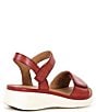 Josef Seibel Sevran 01 Leather Ankle Stap Sandals, Color:Hisbiscus - Image 2
