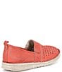 Color:Red - Image 2 - Sofie 27 Leather Slip-Ons