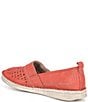 Color:Red - Image 3 - Sofie 27 Leather Slip-Ons
