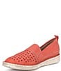 Color:Red - Image 4 - Sofie 27 Leather Slip-Ons