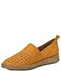 Color:Yellow - Image 4 - Sofie 27 Leather Slip-Ons