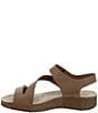 Color:Creme - Image 4 - Tonga 25 Leather Strap Sandals