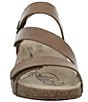 Color:Creme - Image 5 - Tonga 25 Leather Strap Sandals