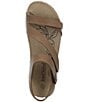 Color:Creme - Image 6 - Tonga 25 Leather Strap Sandals