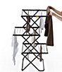 Joseph Joseph Airframe Long Garment Hanging Rails Clothing Drying Rack, Color:Black - Image 1
