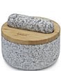 Color:Grey - Image 1 - Dash™ Pestle & Mortar with Bamboo Lid