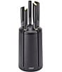 Joseph Joseph Elevate Knives 5-Piece Carousel Set- Editions, Color:Black - Image 1