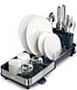 Joseph Joseph Extend Slim Steel Compact Expandable Dish Rack, Color:Grey - Image 2