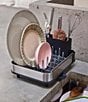 Joseph Joseph Extend Slim Steel Compact Expandable Dish Rack, Color:Grey - Image 3
