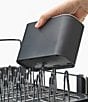 Color:Grey - Image 4 - Extend Steel Expandable Dish Rack with Draining Spout- Grey